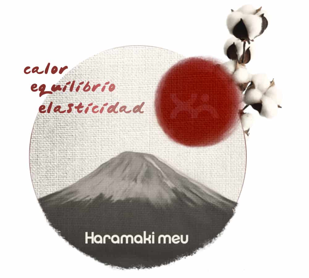 haramakimeu portada smartphone monte fuji con algodon y logo